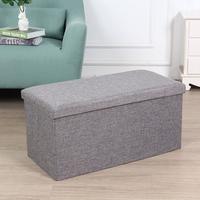 Gambar Kursi Tempat Duduk Sofa Bangku Kotak Penyimpanan Barang Box Organizer - Hitam, 76X38X38 dari WACO STORE JKT undefined 5 Tokopedia