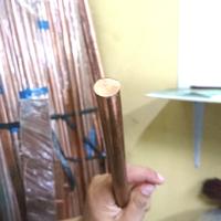 Gambar Stik As Grounding Rod Full Copper Tembaga Asli 5/8 inch 3 meter potong dari Wilightpro undefined 2 Tokopedia