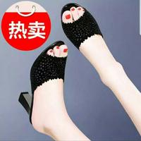 Gambar Sandal Hak Tahu Model Heels Pesta Wanita Cewek PerempuanTerbaru Murah - Hitam, 39 dari yama abadi undefined 4 Tokopedia