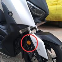 Gambar SEPASANG LAMPU REFLEKTOR MATA KUCING LED NMAX AEROX XMAX PCX LEXI ADV - Biru dari super variasi undefined 4 Tokopedia
