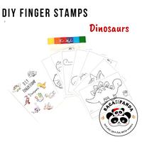 Gambar Mainan Anak DIY Finger Stamp Dinosaurus dari Bagasi Panda undefined 1 Tokopedia