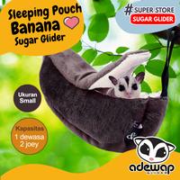Gambar Kantong Tidur / Sleeping pouch Banana Pisang untuk Sugar Glider marmut dari ADEWAP SUGAR GLIDER undefined 2 Tokopedia