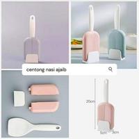 Gambar Centong / Sendok Nasi Plastik Dengan Cover Buka Tutup Otomatis dari ROMEshop undefined 2 Tokopedia