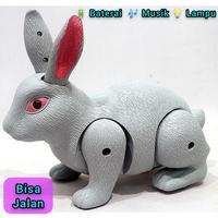 Gambar Mainan Kelinci Bisa Jalan Boneka Robot Hewan Figur Rabbit Baterai Anak dari A.R.A.F.A undefined 1 Tokopedia