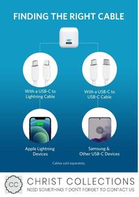 Gambar ANKER KEPALA CHARGER 20W FAST CHARGE PORT TYPE C IPHONE 12 & ANDROID - PUTIH-20WATT dari ChristCollections undefined 5 Tokopedia