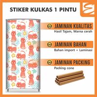 Gambar Stiker Kulkas 1 Pintu (60 x 120cm) - Pets - A1401 dari Elni Printing undefined 4 Tokopedia