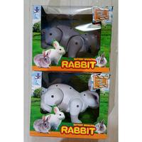 Gambar Mainan Kelinci Bisa Jalan Boneka Robot Hewan Figur Rabbit Baterai Anak dari A.R.A.F.A undefined 4 Tokopedia