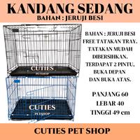 Gambar KANDANG JERUJI MEDIUM SEDANG HITAM / KANDANG ANJING / KANDANG KUCING dari Cutiespetshop undefined 1 Tokopedia