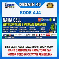 Gambar Spanduk / Banner SERVIS HP DESAIN 43 - 400X100 dari Durroh Store undefined 4 Tokopedia