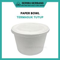 Gambar 50PC PAPER BOWL + TUTUP 12 OZ 360 ML MANGKOK KERTAS TEMPAT CUP dari Seribu Gerbang undefined 1 Tokopedia