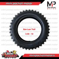 Gambar Ban Luar Mini Trail Ring 10 - 3.00 Ban Luar Mini Ttail 3.00-10 dari Mini Pocket Motor Sparepart undefined 2 Tokopedia
