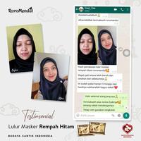 Gambar RORO MENDUT Masker Rempah Hitam Whitening Mask | Kulit Putih Cerah - MINI (20Gr) dari RoroMendut undefined 5 Tokopedia