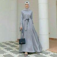 Gambar gamis velvet size XL L M S - Biru Muda, M dari yullis_collection undefined 2 Tokopedia