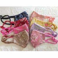 Gambar Masker Cantik Brukat Premium Karet Serut Hijab dari Dwiyana Craft undefined 1 Tokopedia