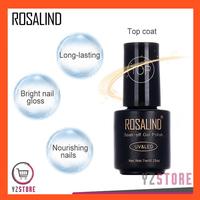 Gambar Top Coat dan Base Coat Rosalind Kutek UV LED Nail Gel Polish YZ52 - TopCoat dari yzstore29 undefined 4 Tokopedia