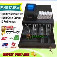 Gambar Paket Kasir A Cash Drawer + Printer RPP02 + Kertas Struk 58mm dari SMARTCOM TECHNOLOGY undefined 1 Tokopedia