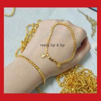 Gambar Gelang emas asli kadar 700 model dari Megamas26.6 undefined 1 Tokopedia