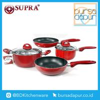 Gambar Supra Premium Non Stick Cookware Set 7 Pcs - Blue dari Bursa Dapur Mall undefined 1 Tokopedia