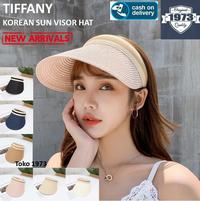 Gambar TIFFANY Chapeau Anti UV Topi Pantai Topi UV Topi Anyam Topi Wanita - BEIGE dari Toko 1973 undefined 1 Tokopedia