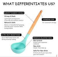Gambar Sutil Silikon! Silicone kitchen ware set TERMURAH! 12 pcs! FOOD GRADE! - Nude dari Rakka and LiLac undefined 2 Tokopedia