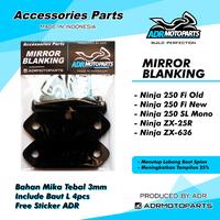 Gambar Mirror Blanking Ninja 250 Fi Old / New / SL Mono / ZX25R / ZX636 dari RGMOTOGARAGE undefined 1 Tokopedia