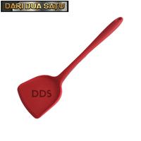 Gambar Turner Silicone Full Gagang Spatula Sodet Sutil Silikon Tahan Panas - Orange dari DariDuaSatu undefined 4 Tokopedia