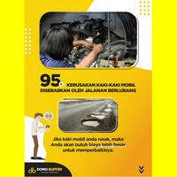 Gambar KARET ANTI LIMBUNG MOBIL DOMO BUFFER dari Victory Auto Online undefined 2 Tokopedia