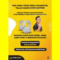 Gambar KARET ANTI LIMBUNG MOBIL DOMO BUFFER dari Victory Auto Online undefined 3 Tokopedia