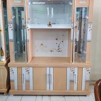 Gambar lemari pajangan tv minimalis 4 pintu dari FURNITURE CIKAMPEK undefined 2 Tokopedia
