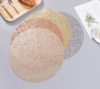 Gambar Placemat For Dining Table PVC/ Tatakan Piring PVC High Quality - Gold Emas dari Sejati Official Store undefined 4 Tokopedia
