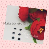 Gambar mata boneka mata mataan boneka 8mm dan 6mm isi 50pcs - 6 dari Krezoema shop undefined 2 Tokopedia