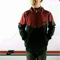 Gambar jaket Nike parasut/jaket sports /jaket pria wanita/ - hitam maron, L dari Kasab fashion store undefined 2 Tokopedia