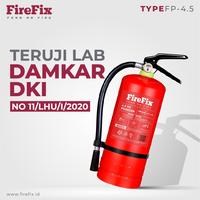 Gambar FIREFIX FP4.5 powder 4.5 kg Tabung Alat Pemadam Api Ringan APAR Kebaka dari FIREFIX undefined 1 Tokopedia