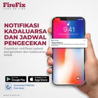 Gambar FIREFIX FP4.5 powder 4.5 kg Tabung Alat Pemadam Api Ringan APAR Kebaka dari FIREFIX undefined 4 Tokopedia