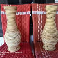 Gambar guci rotan tinggi 50 cm vas bunga dari LIN ROTAN CIREBON undefined 1 Tokopedia