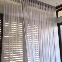 Gambar AL SYABAN Gorden Vitrase Putih Polos - Ukuran LEBAR 100CM hingga TINGGI 230CM - Termasuk Cantolan Kawat & Biji - Curtain dari Al syaban gorden undefined 3 Tokopedia