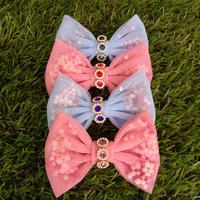 Gambar Jepit rambut pita kain tile - Biru Muda dari Aiko Craft undefined 1 Tokopedia