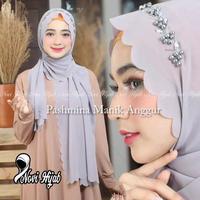 Gambar Hijab/Jilbab PASHMINA MANIK ANGGUR TERBARU - Army dari Novi Hijab Official undefined 1 Tokopedia