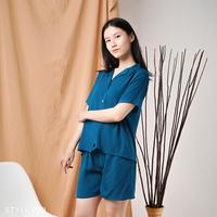 Gambar Adrina set setelan celana setcel - Merah Wine dari dassleep_shop undefined 5 Tokopedia