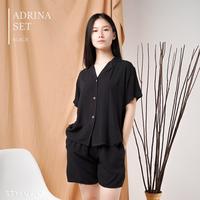 Gambar Adrina set setelan celana setcel - Merah Wine dari dassleep_shop undefined 1 Tokopedia
