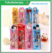 Gambar Alat Tulis anak Set 5 in 1 Karakter Souvenir pensil belajar sekolah - motif cowo dari Toko Belanjaq undefined 1 Tokopedia