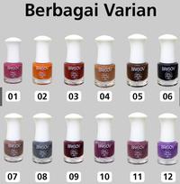 Gambar BRASOV Kutek / Cat Kuku Kupas 12 Pcs 9 ML Nail Polish Peel Off BPOM Ku dari AYUCOSME undefined 3 Tokopedia