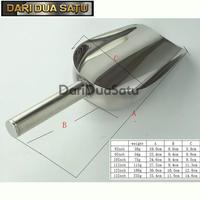 Gambar Sekop Es Batu Stainless Steel Sendok Skop Tepung Beras Biji Bubuk Kopi - 10 inch dari DariDuaSatu undefined 4 Tokopedia