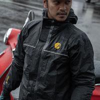 Gambar Jas Hujan Tromax Waterproof Raincoat Mantel hujan Riding setara eiger - Hitam, M dari Jaket Bandung Premium undefined 1 Tokopedia