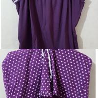 Gambar Stelan Baju tidur shortpant re match dari trizsa undefined 1 Tokopedia
