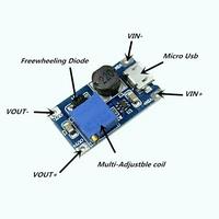 Gambar MT3608 + Micro USB DC Step Up Boost Converter Mini XL6009 5-28V 2A dari bima sby undefined 2 Tokopedia