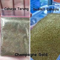Gambar Glitter Bubuk Kasar dan Halus 10 gram - White, Kasar dari aisyahstoreyk undefined 5 Tokopedia