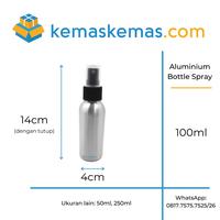 Gambar Botol Spray Alumunium 100ml / Botol Semprotan Aluminium ukuran 100 ml dari Kemaskemas undefined 1 Tokopedia