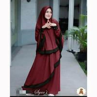 Gambar Nazwa Syari Gamis set Khimar dari Trivan Grosir Hijab undefined 5 Tokopedia