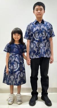 Gambar Kemeja Anak Laki Laki Seragam Sekolah Batik 2926 Biru KB PAUD TK SD - no 2 dari Arumi Batik undefined 2 Tokopedia